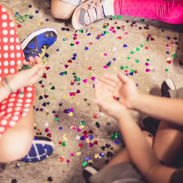 Konfetti-Sterne – verschiedene Farben - Tublu.de