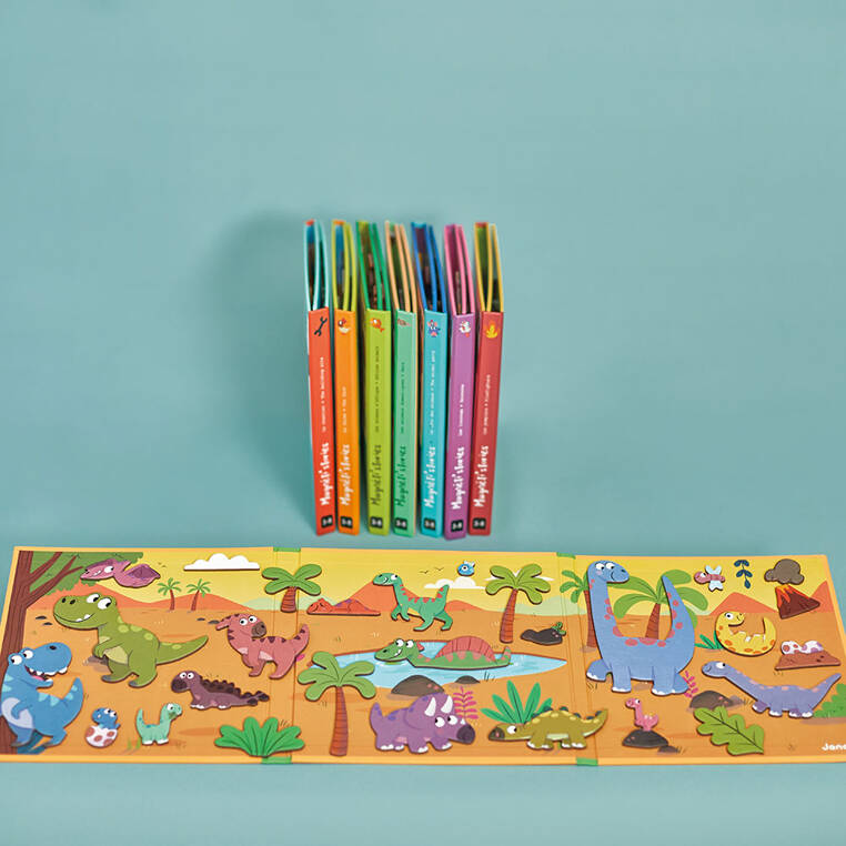 Magnetisches Puzzle Magneti'stories – Dinosaurier - Tublu.de