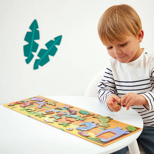 Magnetisches Puzzle Magneti'stories – Dinosaurier - Tublu.de