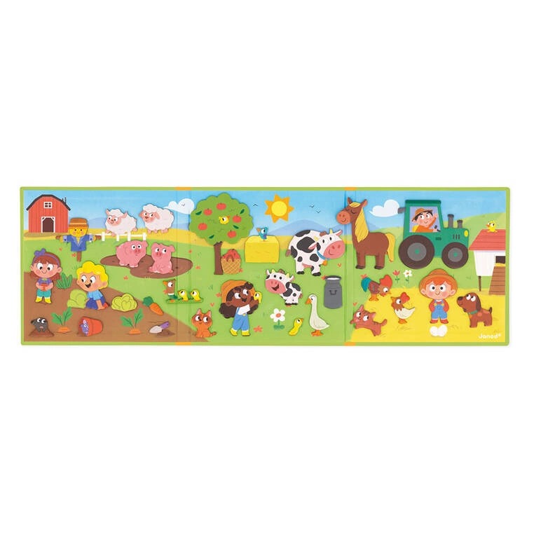 Magnetisches Puzzle Magneti'stories – Bauernhof - Tublu.de