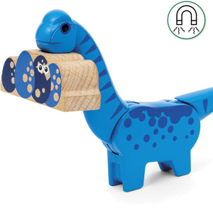 Batteriebetriebener Zug mit Dinosauriern