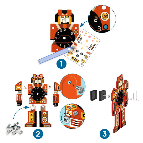 DIY-Kunstset – Roboteruhr - Tublu.de