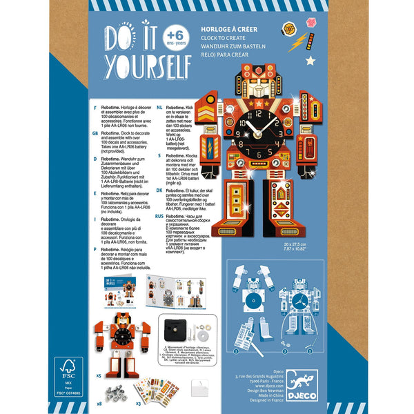 DIY-Kunstset – Roboteruhr - Tublu.de