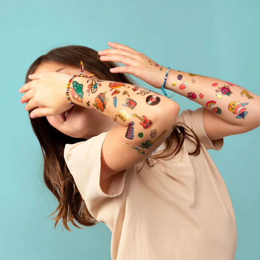 Tattoos für Kinder – Kawaii, 50 Stück - Tublu.de