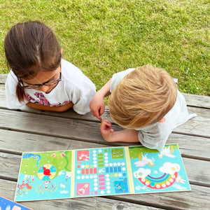 Magnetisches Reisespiel Ludo mit Spinner – Einhörner