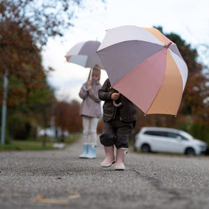 Großer automatischer Regenschirm – Blush Rose