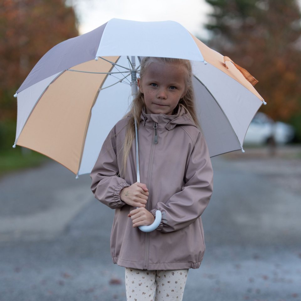 Großer automatischer Regenschirm – Dusty Blue