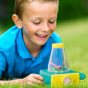 Set für kleine Insektenliebhaber mit Lupe und Aufklebern – Little Explorer - Tublu.de