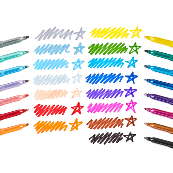 Glitzernde Filzstifte – Rainbow Sparkle