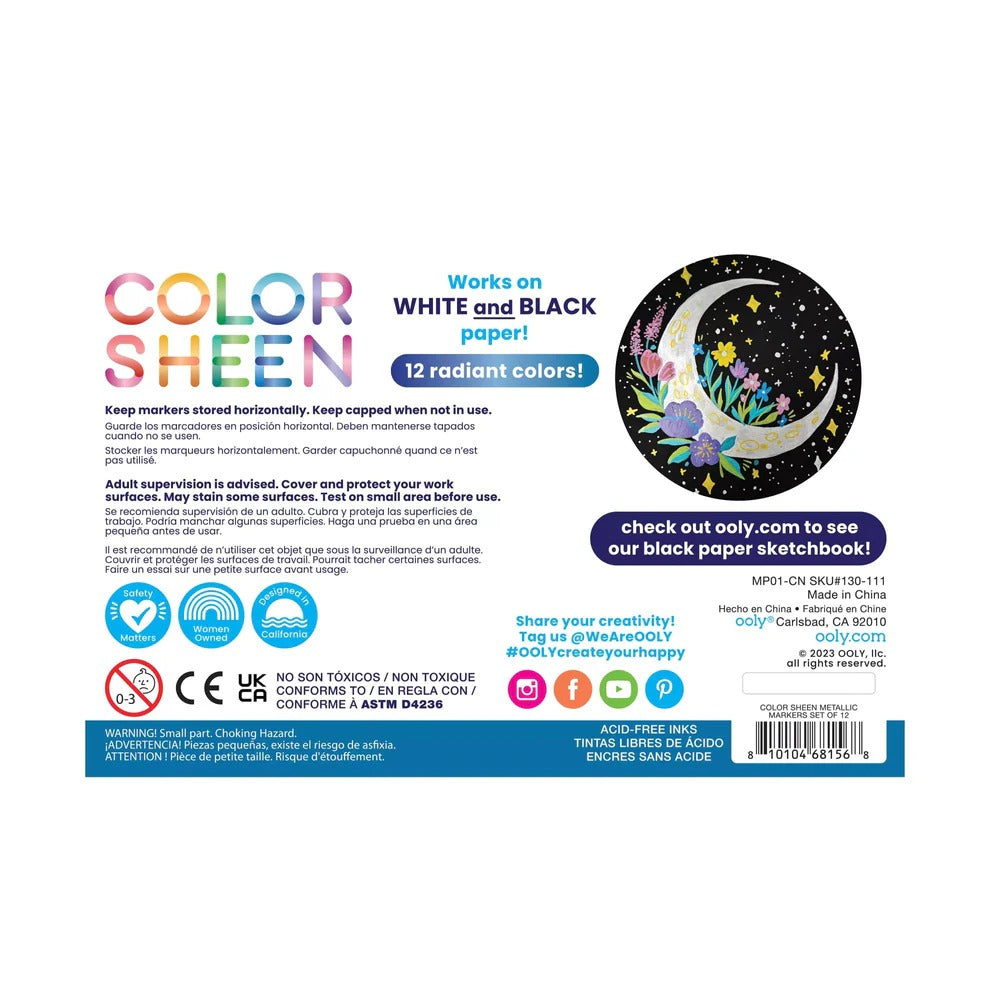 Metallische Filzstifte – Color Sheen