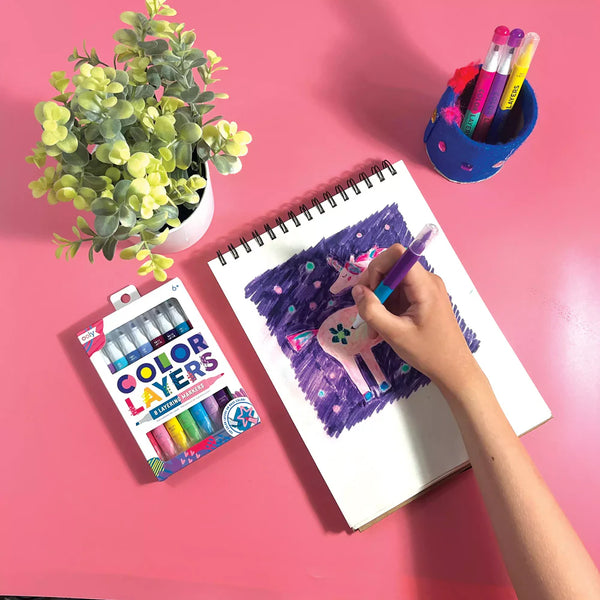 Beidseitige Schicht-Filzstifte – Color Layers