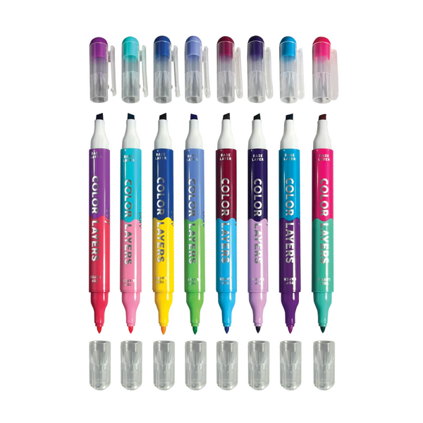 Beidseitige Schicht-Filzstifte – Color Layers