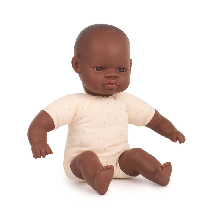 Puppe mit weichem Bauch – Afrikanerin 32 cm