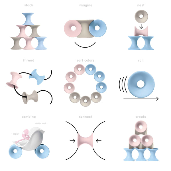 Kreatives Spielzeug – Tulu 3-tlg. Pastell - Tublu.de