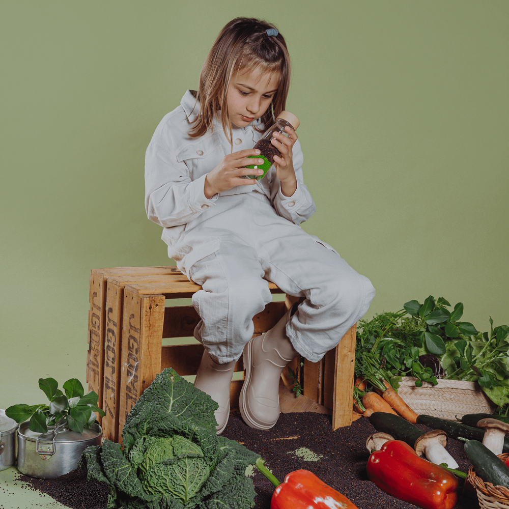 Beobachtungsflasche – Gemüse - Tublu.de