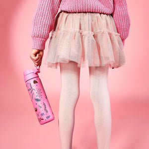 Edelstahl-Trinkflasche 600 ml - Flamingo