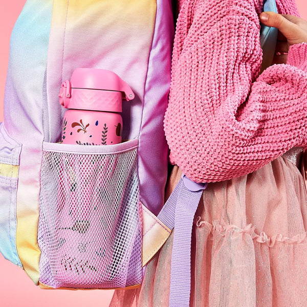 Edelstahl-Trinkflasche 600 ml - Flamingo