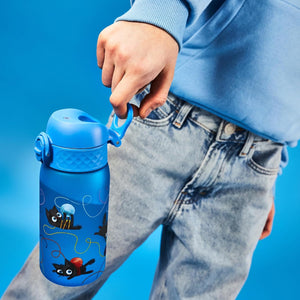 Trinkflasche für Kinder 400 ml - Verspielte Katzen