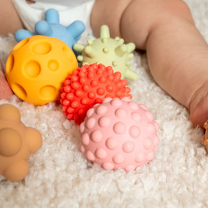 Sensorik-Bälle 8 Stück Pastell ohne Loch