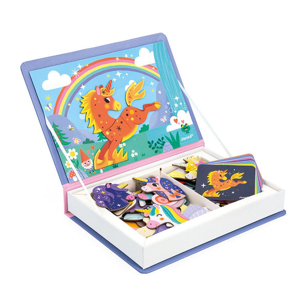 Magnetisches Puzzle Magnetibook – Einhörner - Tublu.de
