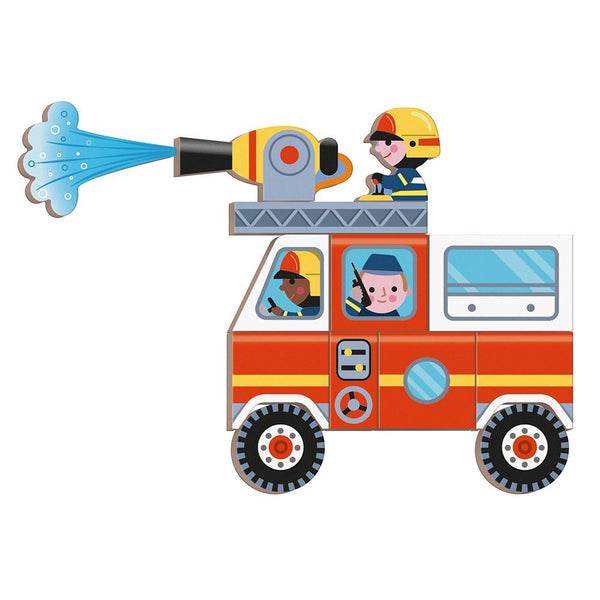 Magnetisches Puzzle Magnetibook – Feuerwehr - Tublu.de