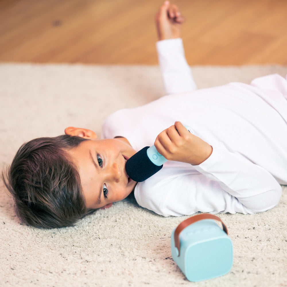 Kabelloses Karaoke-Set - Himmelblau