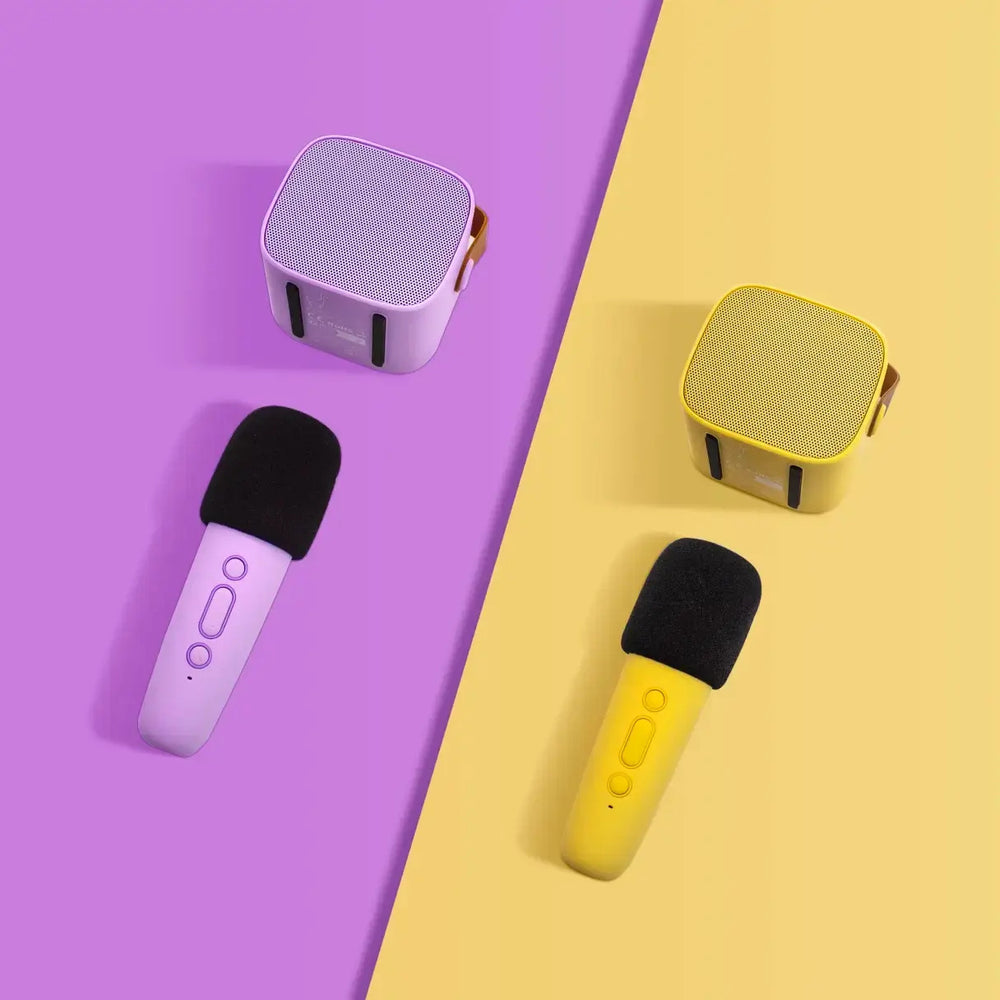 Kabelloses Karaoke-Set - Gelb