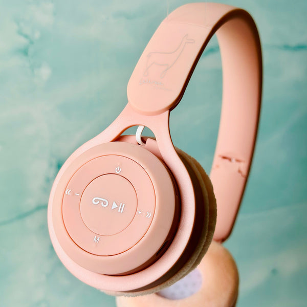 Kabellose Kinderkopfhörer - Zuckerwatte Rosa