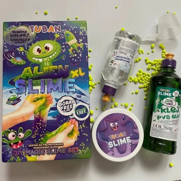 DIY-Set für farbwechselnden Schleim – Alien XL