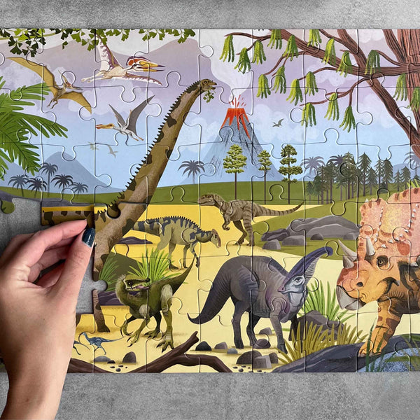 Im Dunkeln leuchtendes Puzzle – Dinosaurier 4+ - Tublu.de