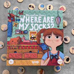 Beobachtungsspiel – Where are my socks? - Tublu.de