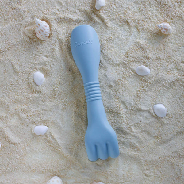 Harke und Schaufel 2in1 – Hellblau - Tublu.de