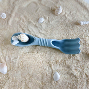 Harke und Schaufel 2in1 – Hellblau - Tublu.de