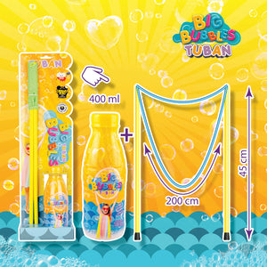 Schnur für große Seifenblasen 45 cm + Flüssigkeit 400 ml