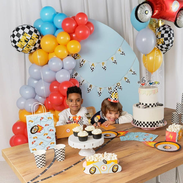Folienballon – Schachbrett Happy Birthday 45 cm