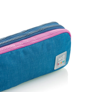 Dreifach-Federmäppchen – Rider Purple