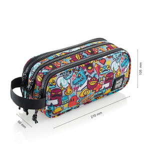 Dreifach-Federmäppchen – Level up!