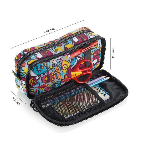 Federmäppchen mit Organizer – Level up!