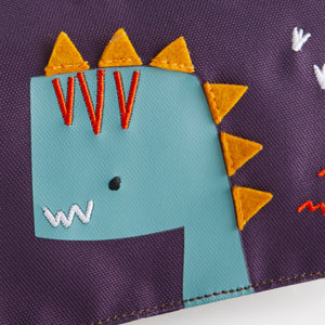 Federmäppchen mit Klappe – Fröhliche Dinosaurier