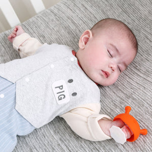 Beruhigungsbeißring – Pilz Dunkelrosa - Tublu.de