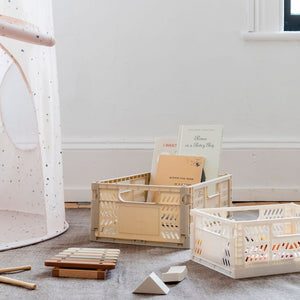 Faltbare Spielzeugkiste Large - Sand