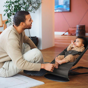 Babywippe BALANCE SOFT WOVEN/JERSEY – Dunkelgrau