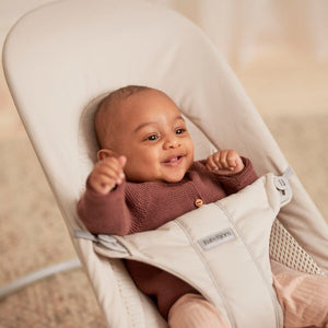 Babywippe BALANCE SOFT WOVEN/JERSEY – Hellbeige