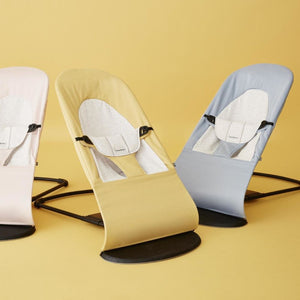 Babywippe BALANCE SOFT WOVEN/JERSEY – Blau/Grau