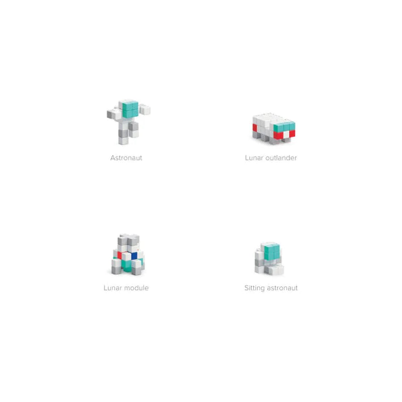 Magnetische Bausteine NASA Raumkolonie Außenposten