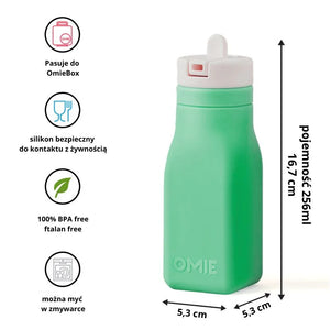 Trinkflasche für Kinder OmieBottle – Grün