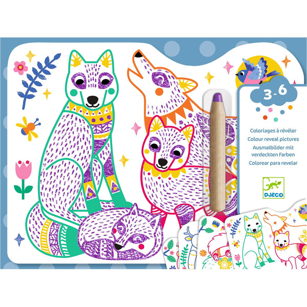 Magische Malvorlagen – Waldtiere 3+ - Tublu.de