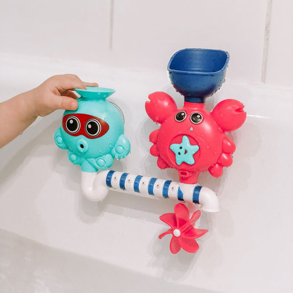 Badespielzeug mit Wasserkreislauf und Krabbe - Tublu.de