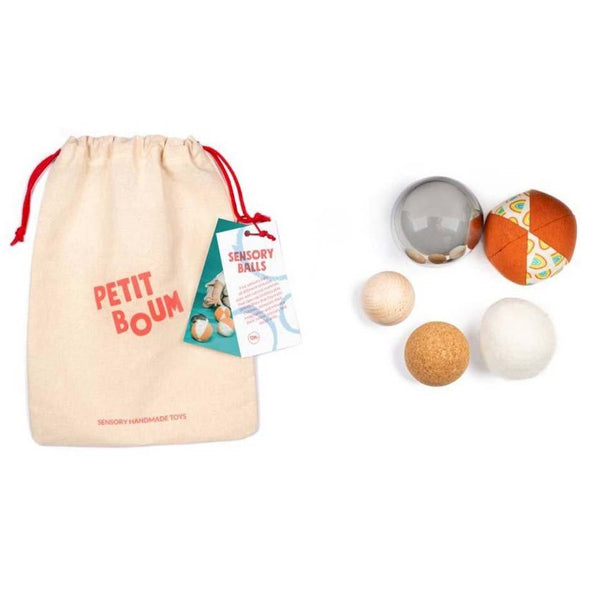Set mit 5 Petit Boum Sensorikbällen - Tublu.de