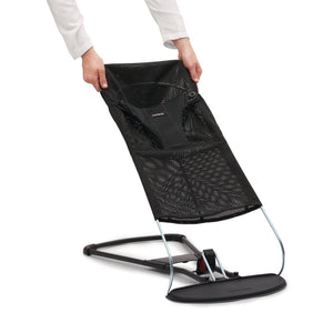 Zusätzlicher Stoffsitz für Babywippe BLISS Mesh – Schwarz